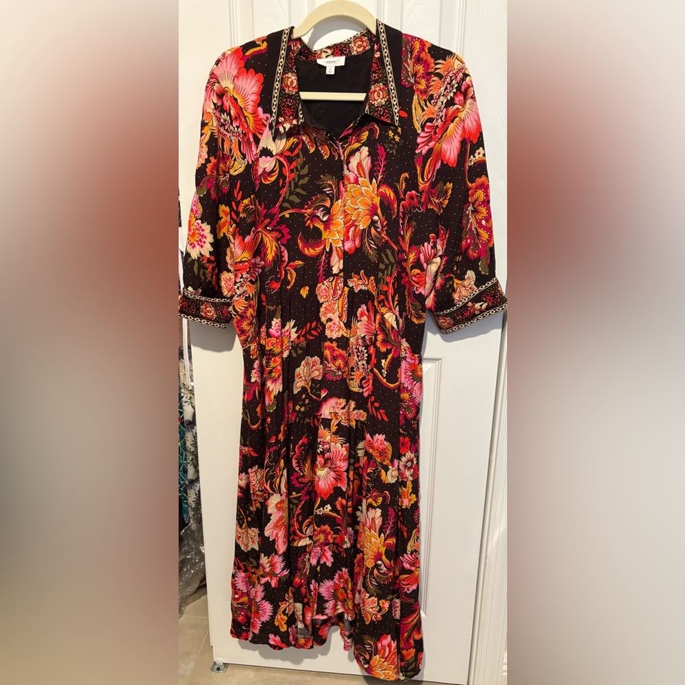 “a loves a” vibrant print dress